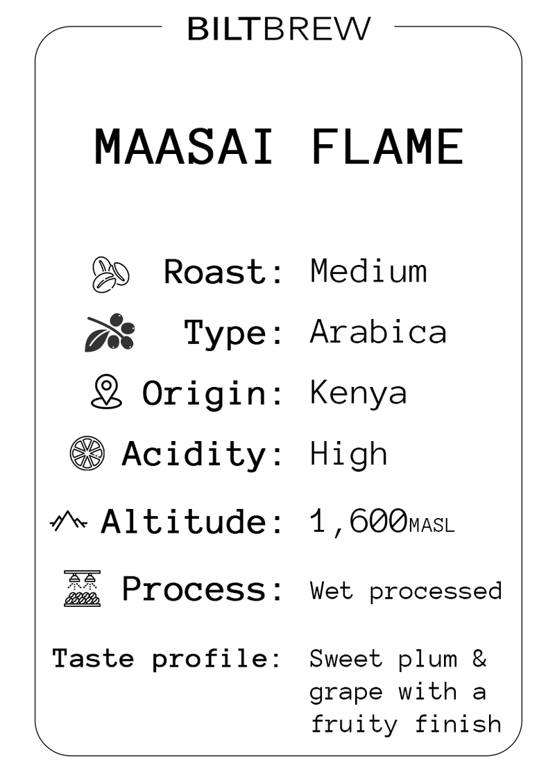 Maasai Flame Coffee