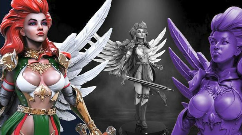 Aasimar Paladin Figurine