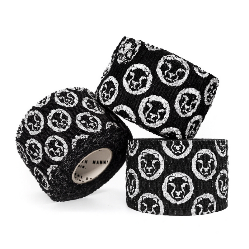 Mammal Tape 5-Metre Rolls - Thumb & Weightlifting Tape (3-Pack / Black / 2.0 Spec)