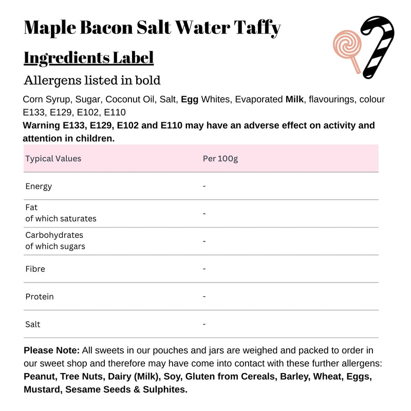 Maple Bacon Salt Water Taffy