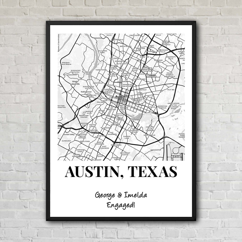 Map Location Custom Artwork