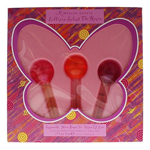 Mariah Carey Lollipop Splash The Remix Gift Set 3 x 8ml EDP Rollerball