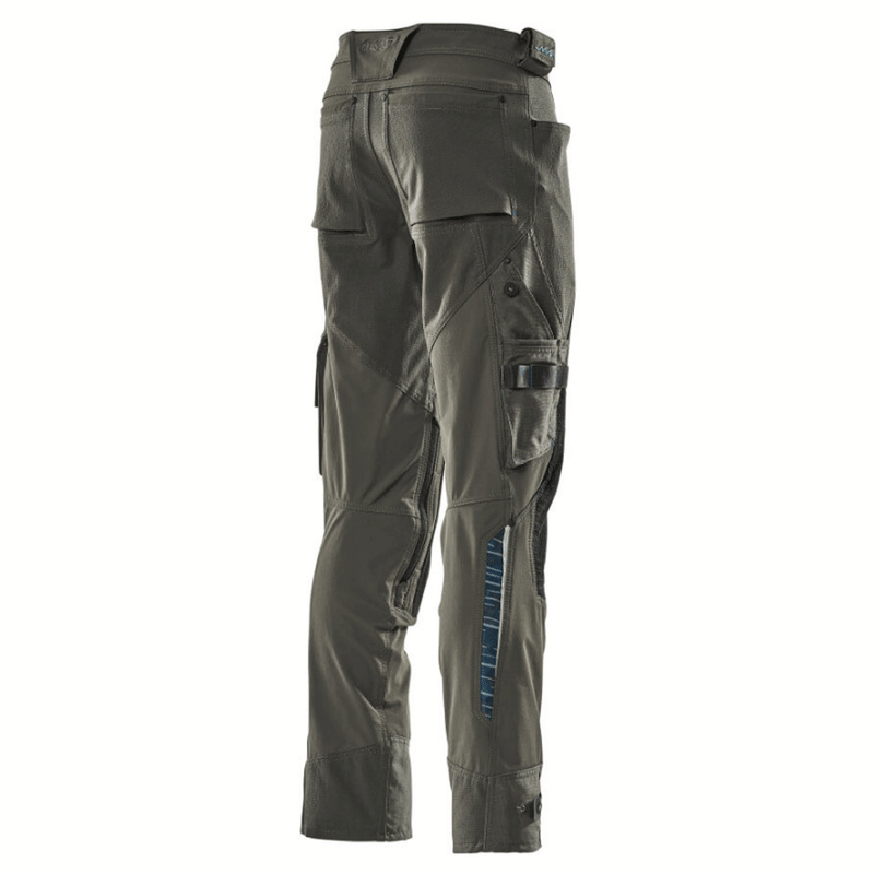 Mascot Adanced 17079 Water-Repellent Stretch Kneepad Work Trouser Grey