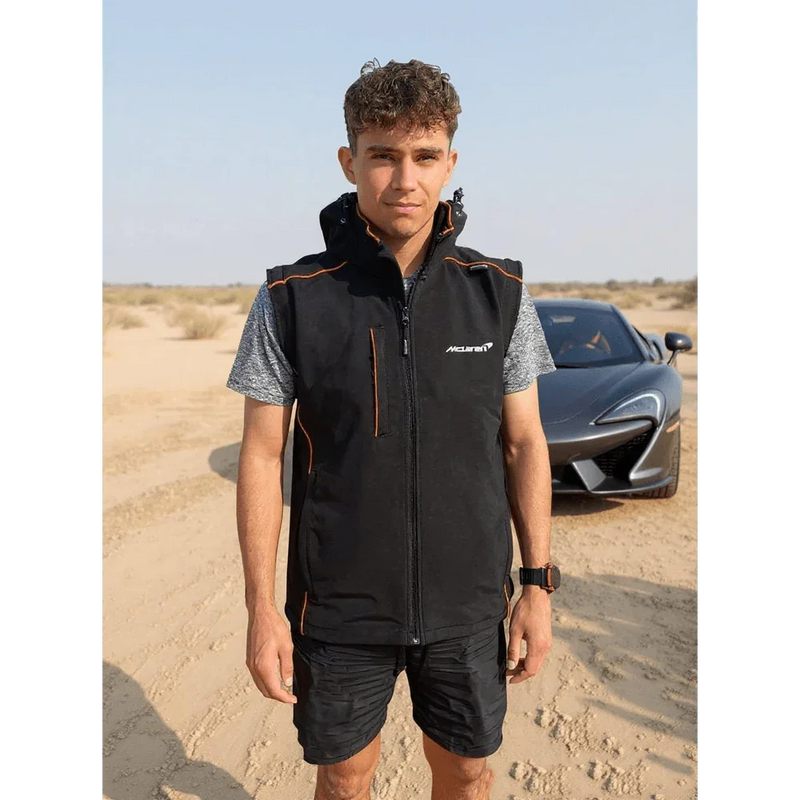 McLaren Water Repellent Stretch Softshell Jacket / Gilet - Official Workwear RRP £109.95