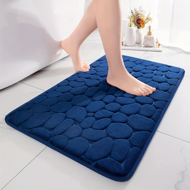Memory Foam Bath Mat - Soft, Absorbent & Non-Slip Bathroom Rug