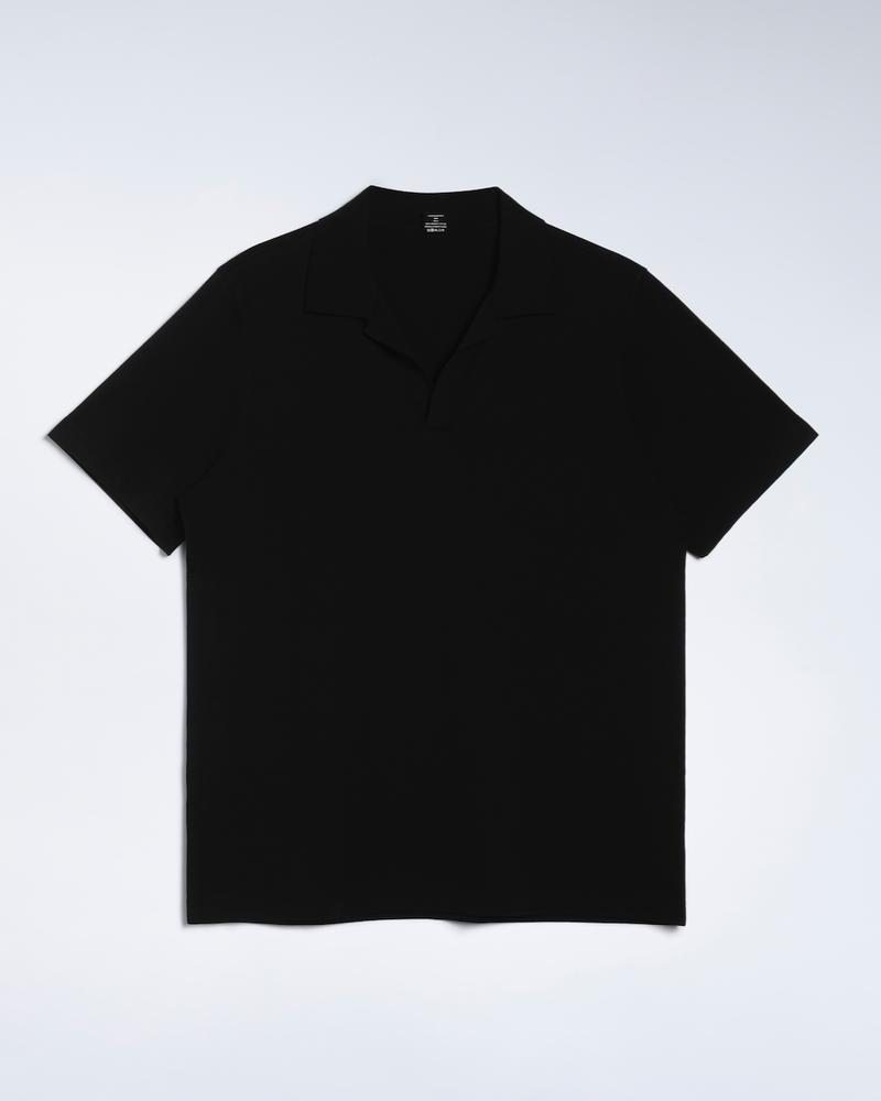 Open Neck Organic Polo