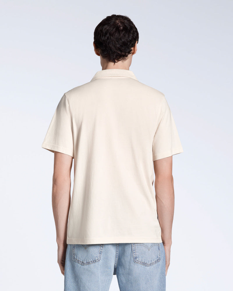 Open Neck Organic Polo