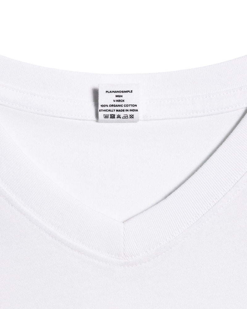 Oversized V-Neck Organic T-Shirt