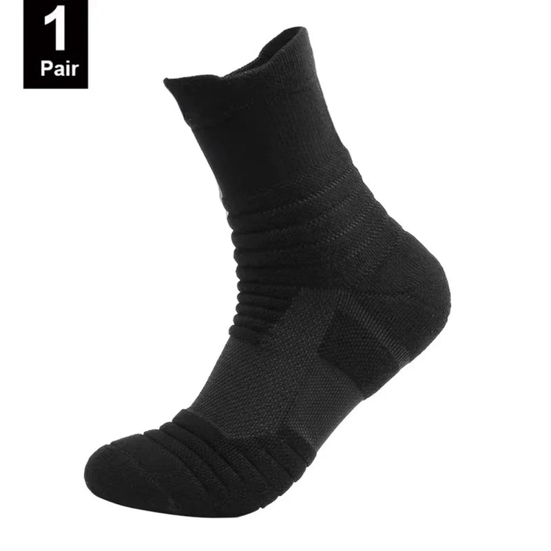 Anti-Slip Socks for Men - Breathable Cotton Sports Socks, Deodorising Grip Ankle Socks