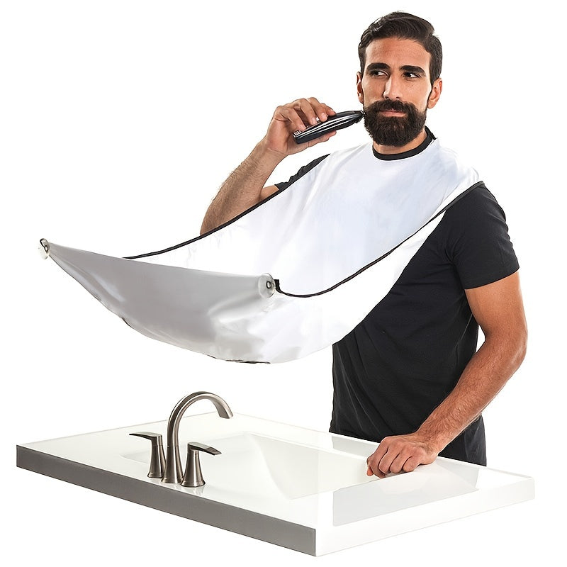 Men's Beard Trimming Apron - Grooming Cape & Hair Catcher for Mess-Free Shaving and Beard Care