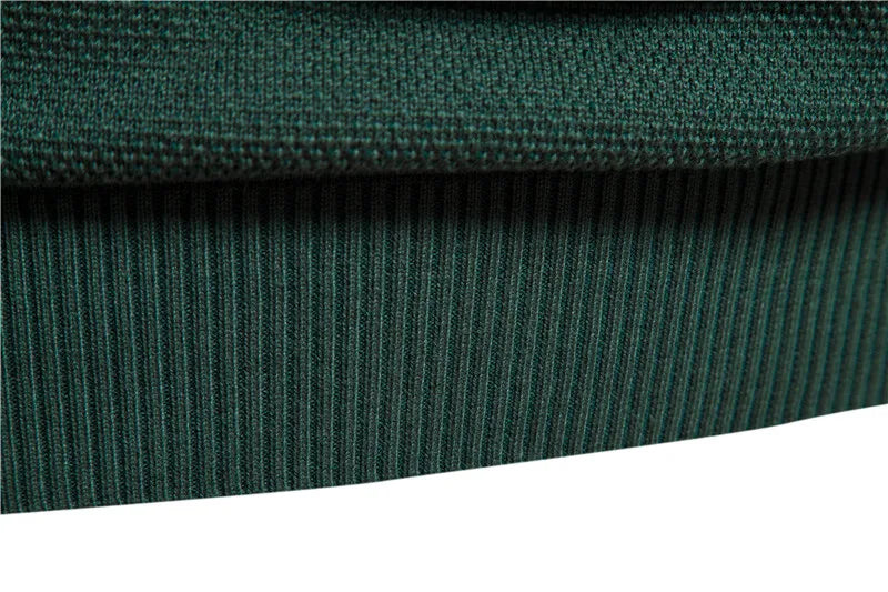 Men’s Cotton Knitted Sweater - Casual Round Neck Winter Pullover Warm Jumper