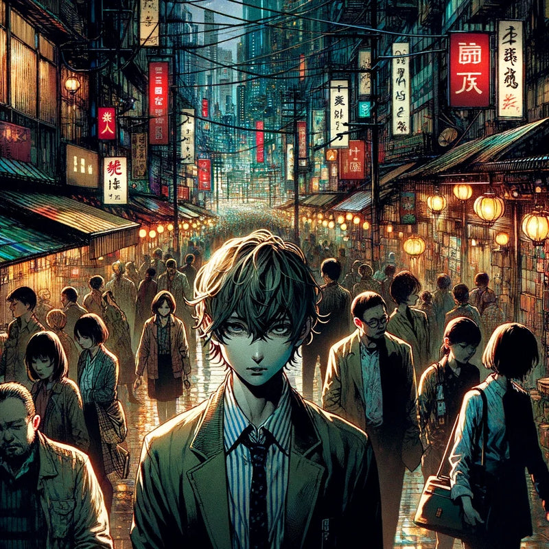 Metropolis Shadows Thriller Canvas
