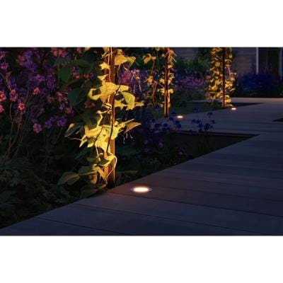 Outdoor Plug & Shine Floor Single Luminaire Insect Friendly - Silver