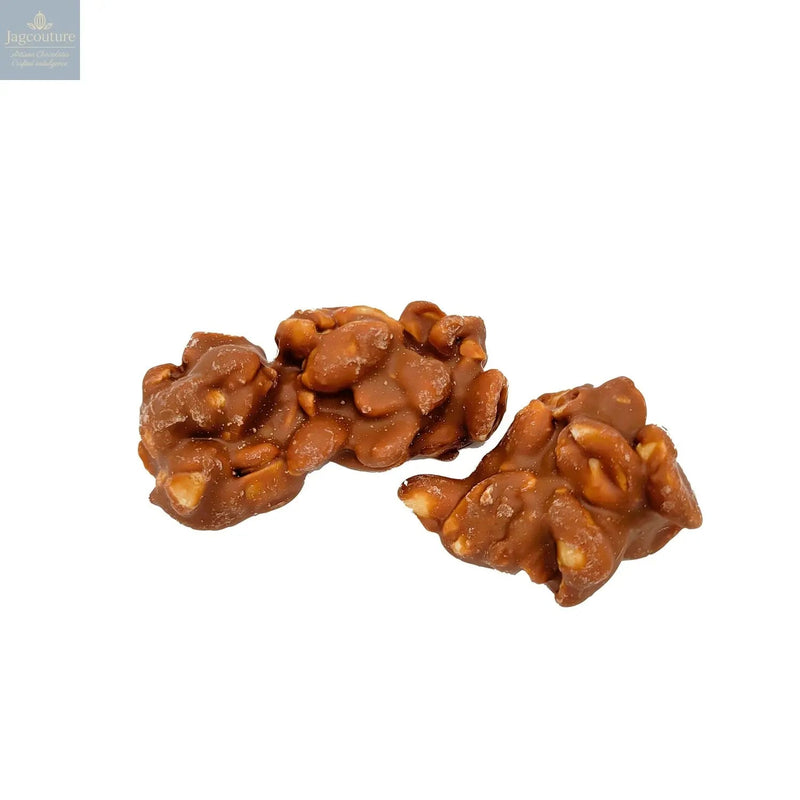 Milk chocolate covered apple pie clusters