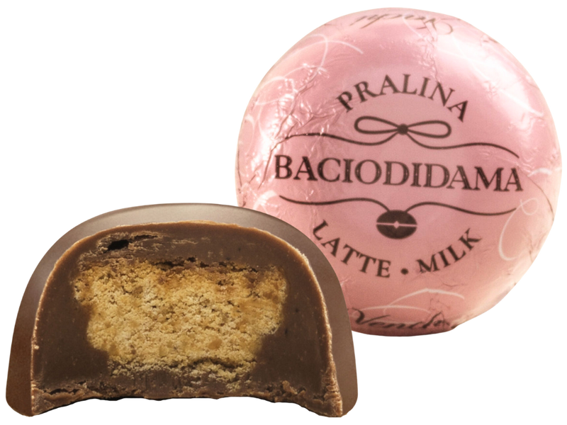 Venchi | Bacio Di Dama Hazelnut Biscuit Milk Chocolate Truffles