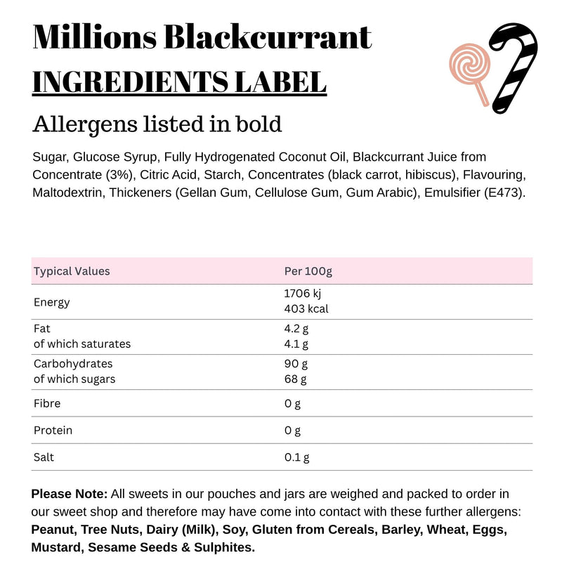 Millions Blackcurrant