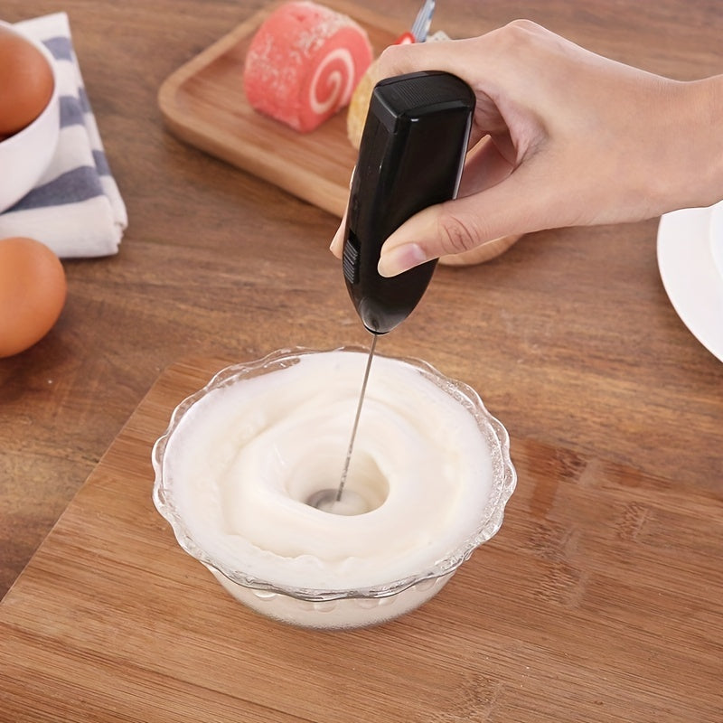 Mini Battery-Operated Whisk for Coffee, Mixing, Cooking - Portable Kitchen Gadget