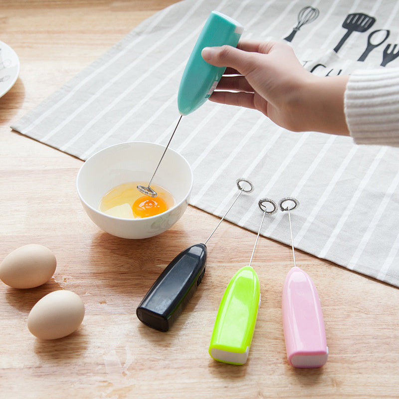 Mini Battery-Operated Whisk for Coffee, Mixing, Cooking - Portable Kitchen Gadget