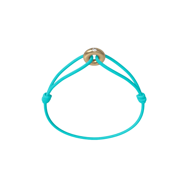 Mini Golden Soho Diamond Cord Bracelet