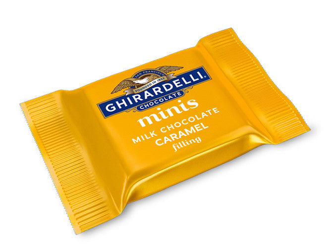Mini Ghirardelli Caramel Milk Chocolate Squares