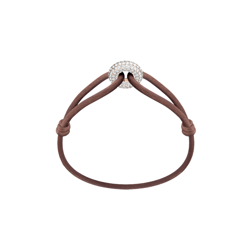Rose Soho Pavé Cord Bracelet