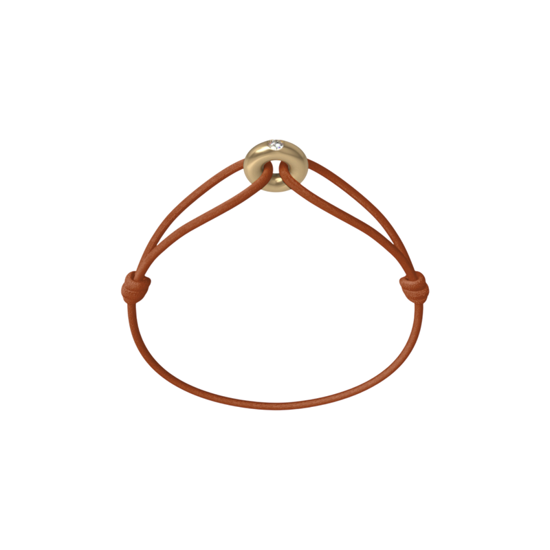 Mini Golden Soho Diamond Cord Bracelet