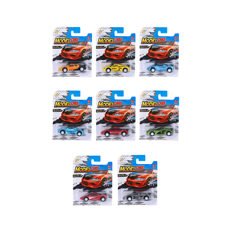 Model Pull Back Race Cars