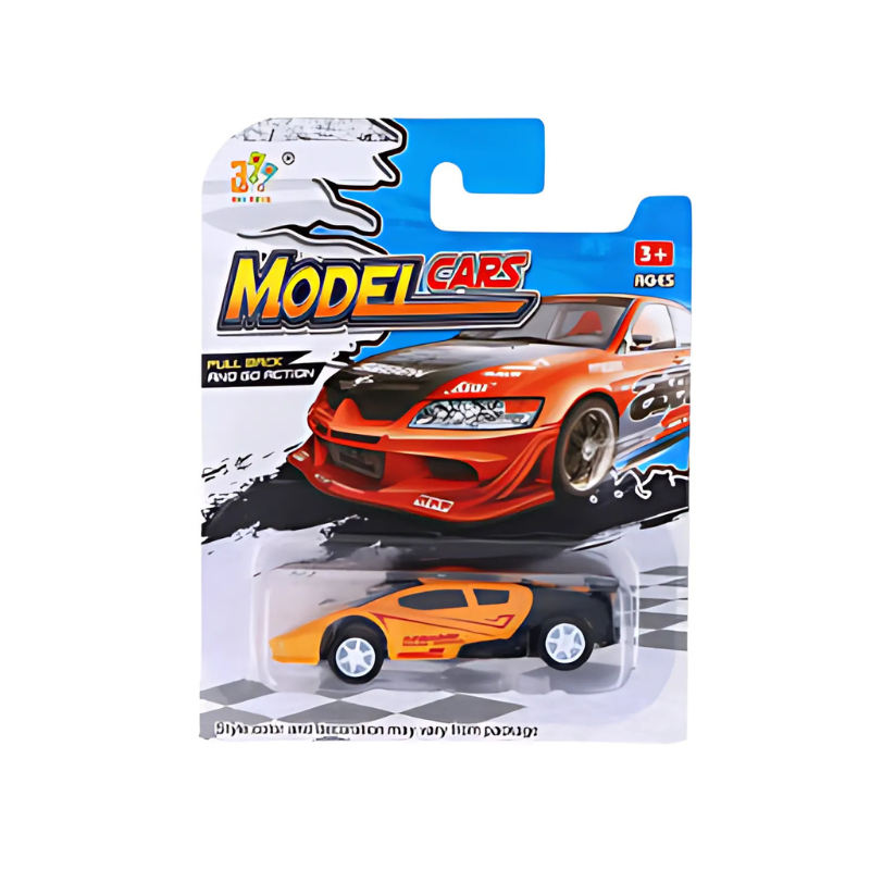 Model Pull Back Race Cars