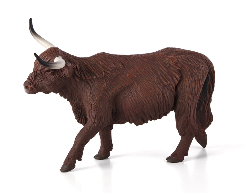 Highland Cow Toy Realistic Farm Animal Model