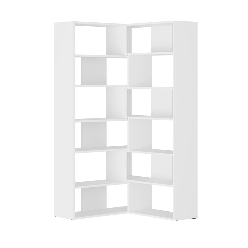 Molly Modern Corner Multipurpose Bookcase Display Unit No.4 Tall 179 cm