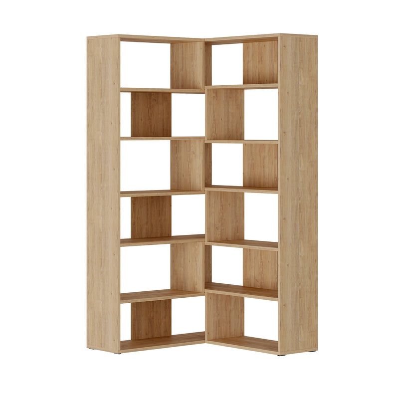 Molly Modern Corner Multipurpose Bookcase Display Unit No.4 Tall 179 cm