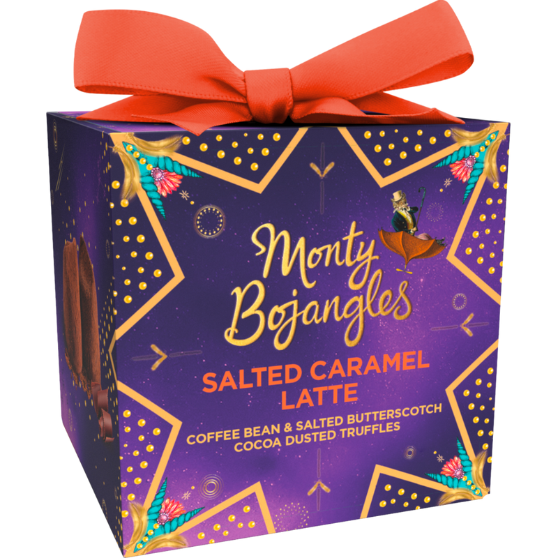 Monty Bojangles Christmas Salted Caramel Latte Truffles | 100g | BB End May 26