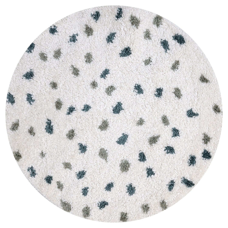 Moodi Shaggy Green Drizzle Rug