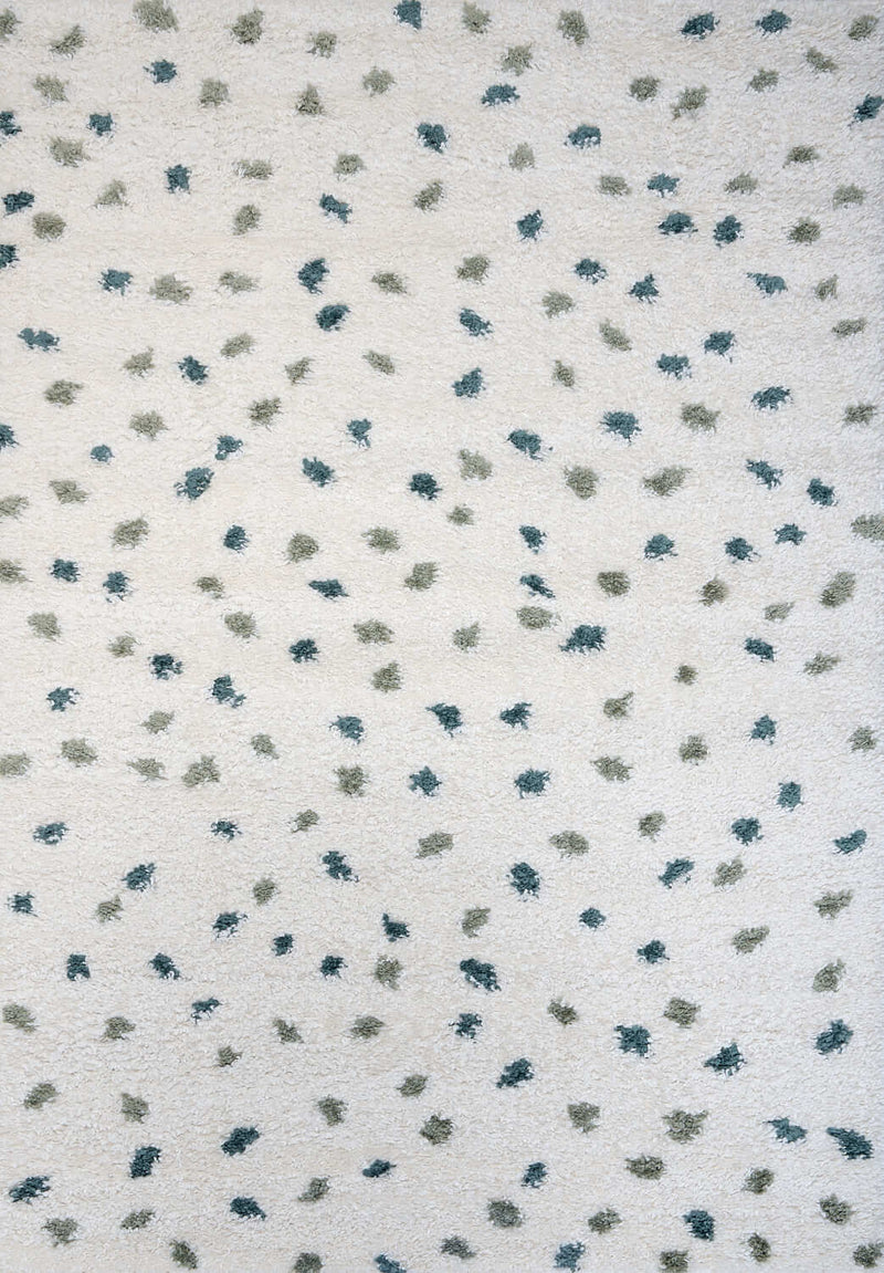 Moodi Shaggy Green Drizzle Rug