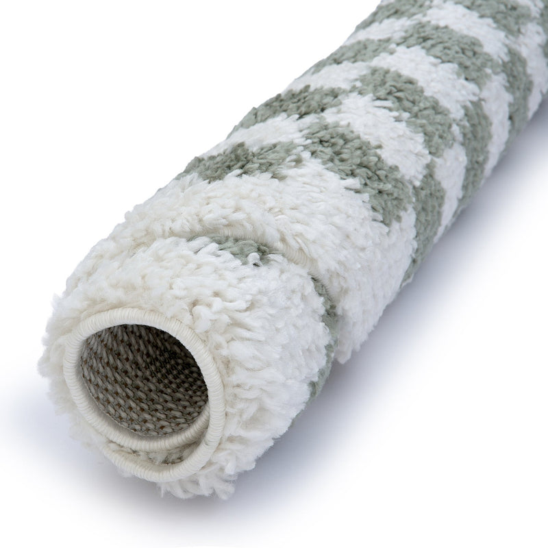 Moodi Shaggy Green Lunel Rug