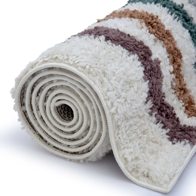 Moodi Shaggy Multicolour Raincat Rug