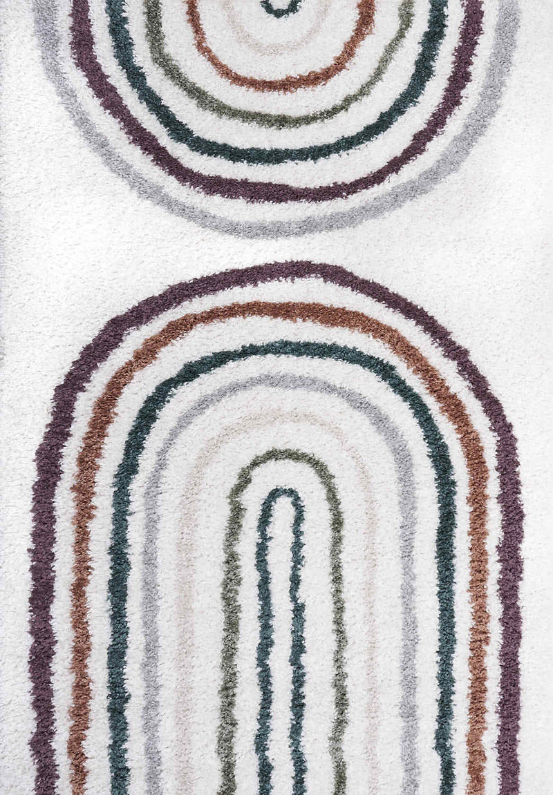 Moodi Shaggy Multicolour Raincat Rug