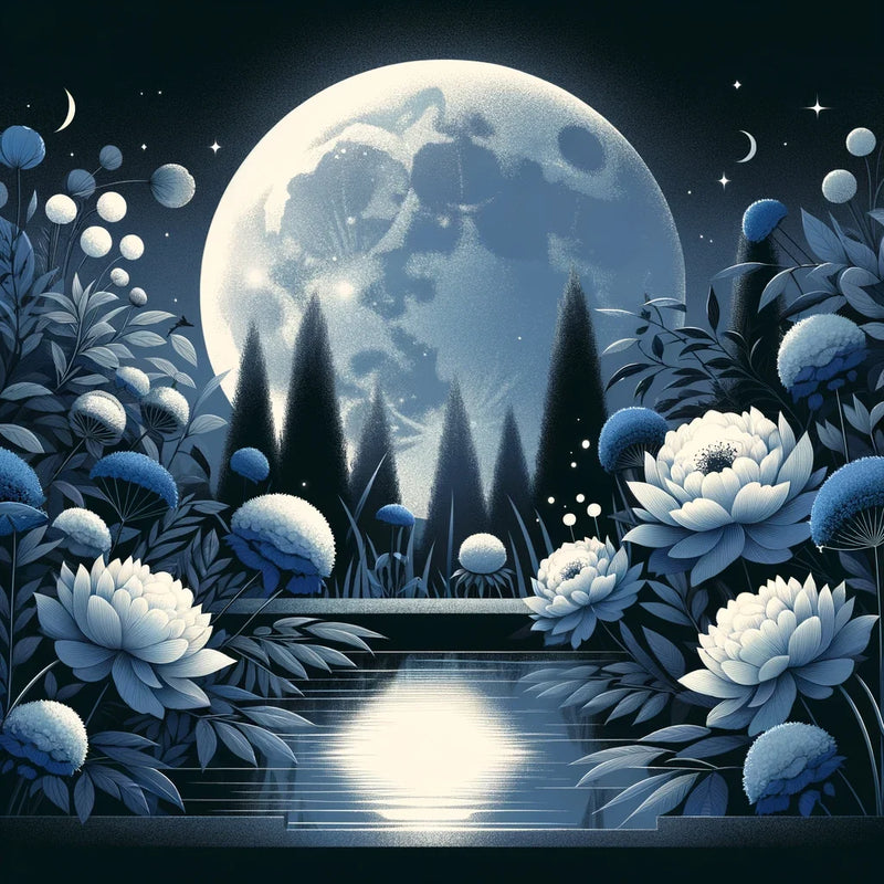 Moonlit Blossom Canvas