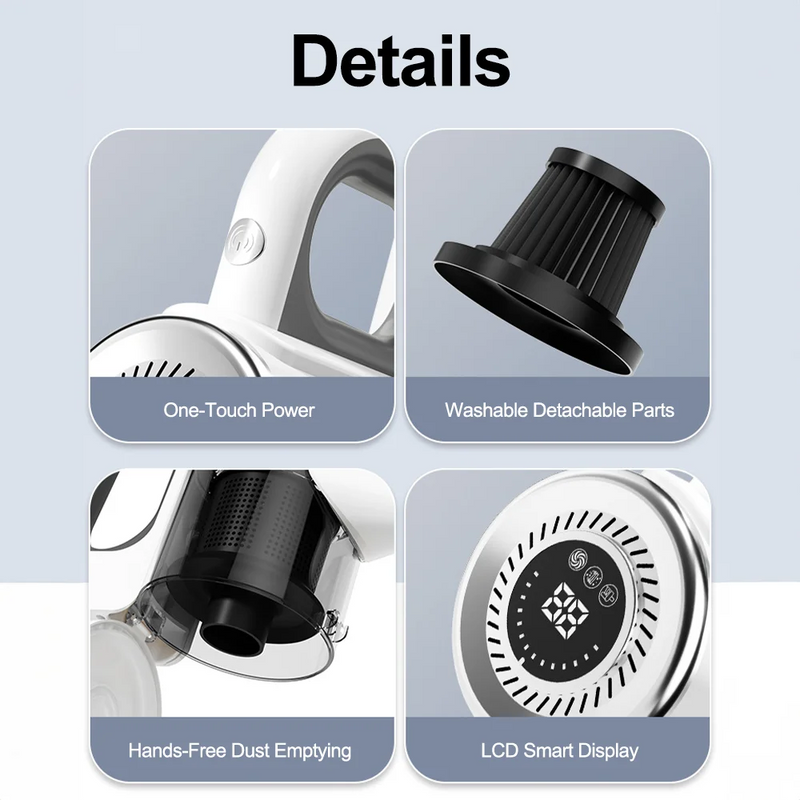 Multifunction Cordless Vacuum Cleaner – Portable Handheld Hoover & Mop Cleaning