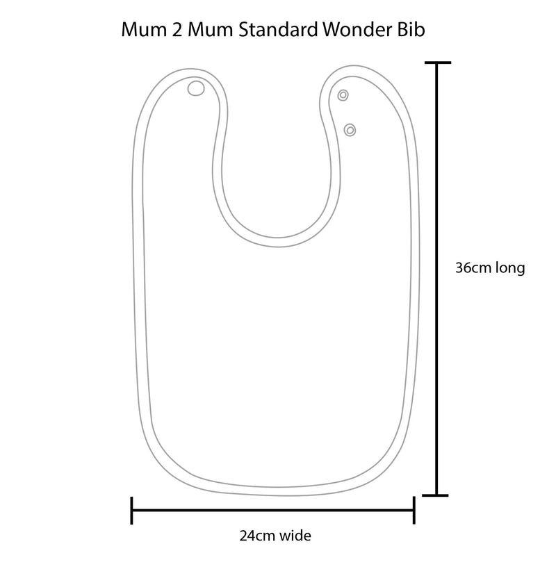 Mum 2 Mum Standard Wonder Bib - Beige