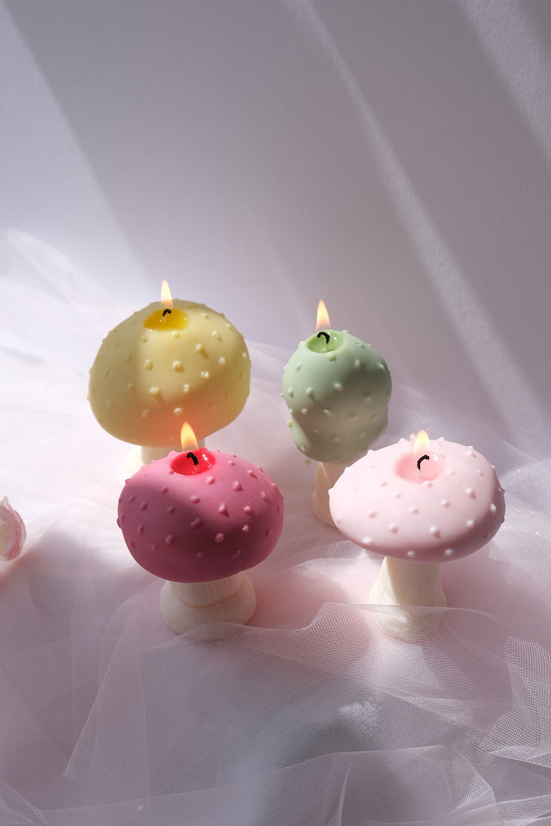 Mushroom Shaped Candles