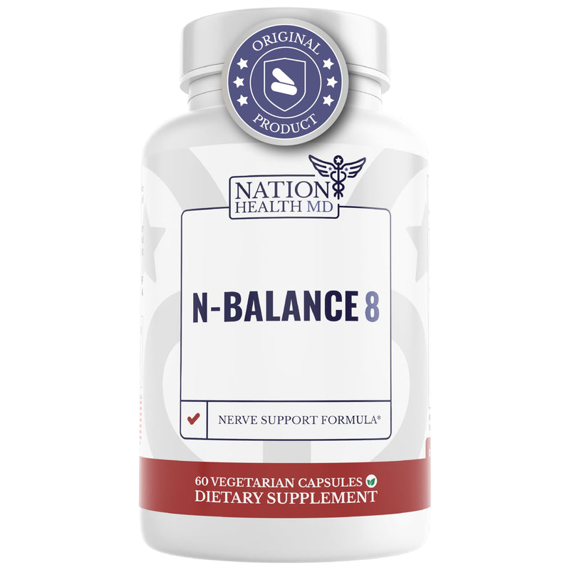 N-Balance8 Nerve Support Formula | Nation Health MD | 60 Capsules