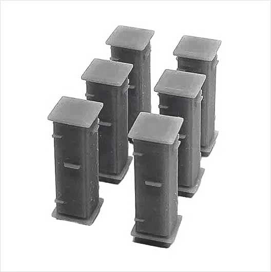 N Scale Ready to Paint Lineside Relay Cabinet - Slim (6 pack)