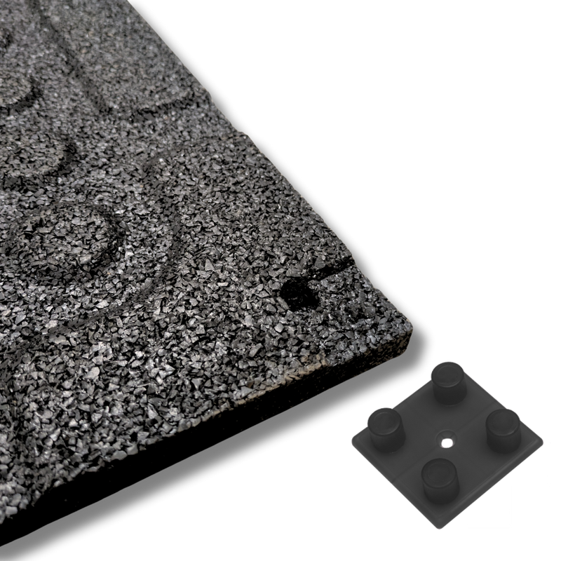 Onyx EPDM Premium Rubber Gym Tiles | 20mm