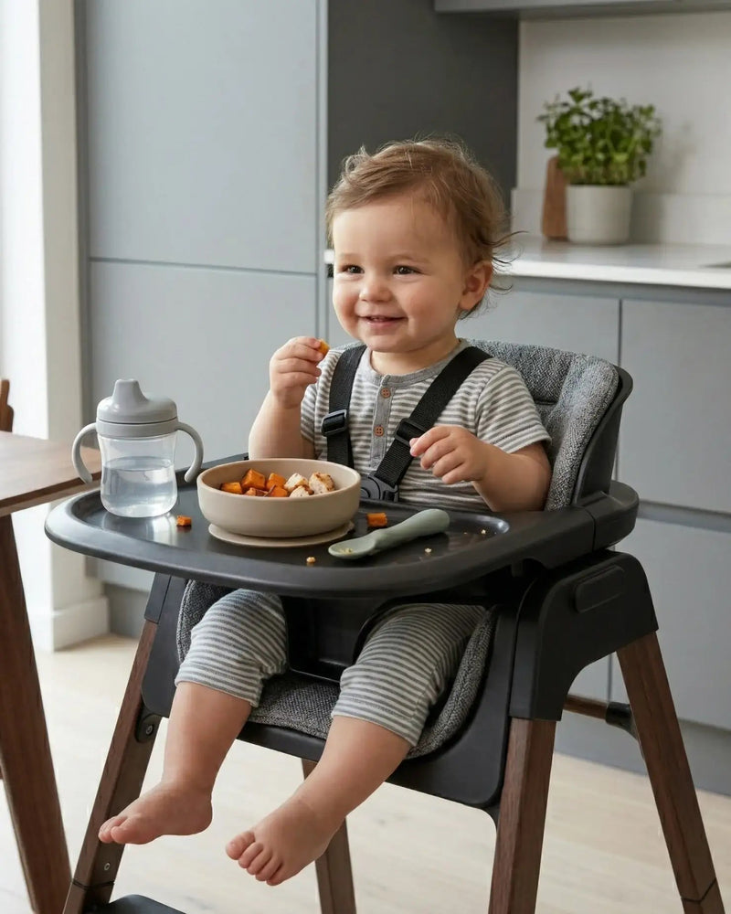 Neyo 2-in-1 High Chair - Black