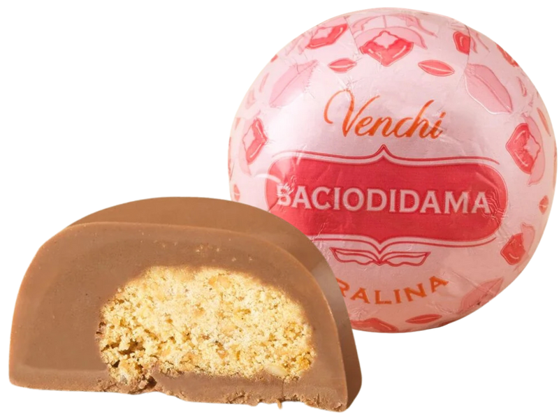 Venchi | Bacio Di Dama Hazelnut Biscuit Milk Chocolate Truffles