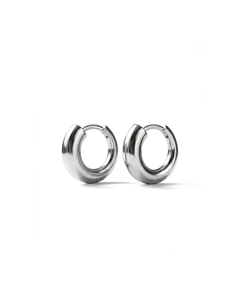 Nia Small Chunky Hoops | Sterling Silver