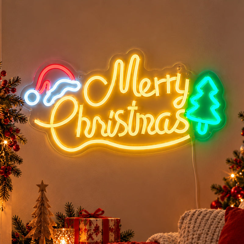 Merry Christmas Neon Sign