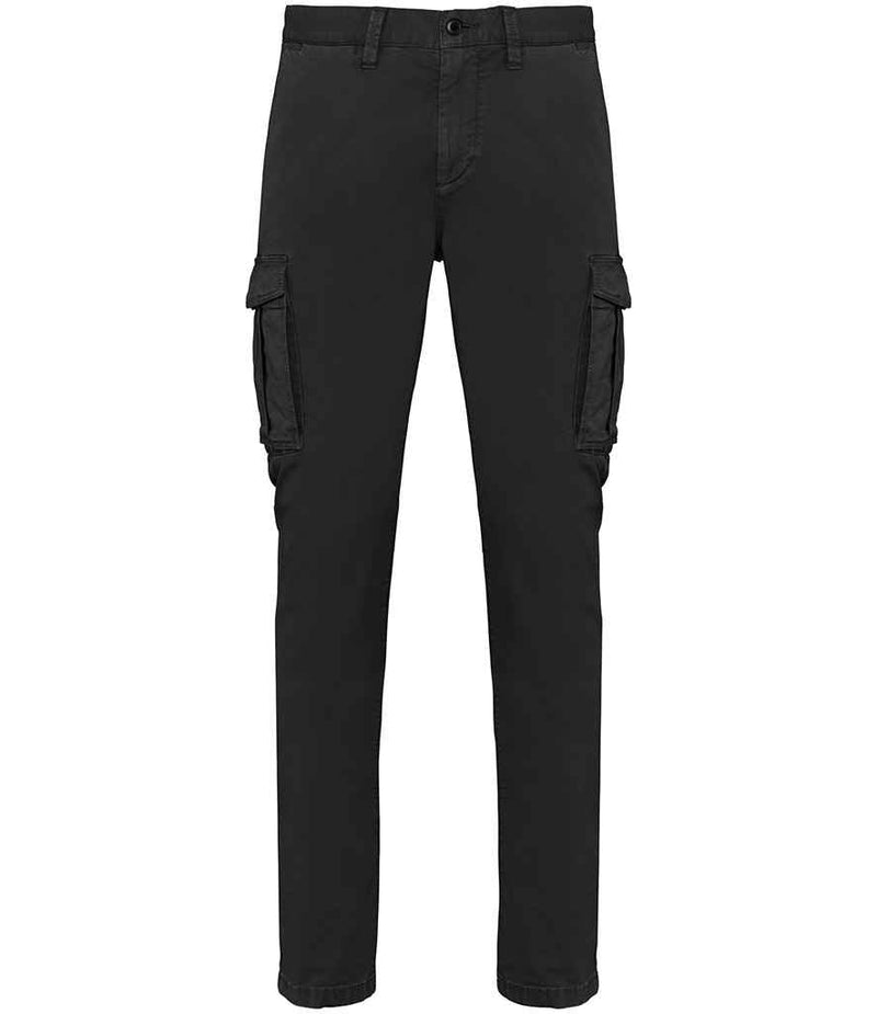 Organic Washed Cargo Trousers: Mens