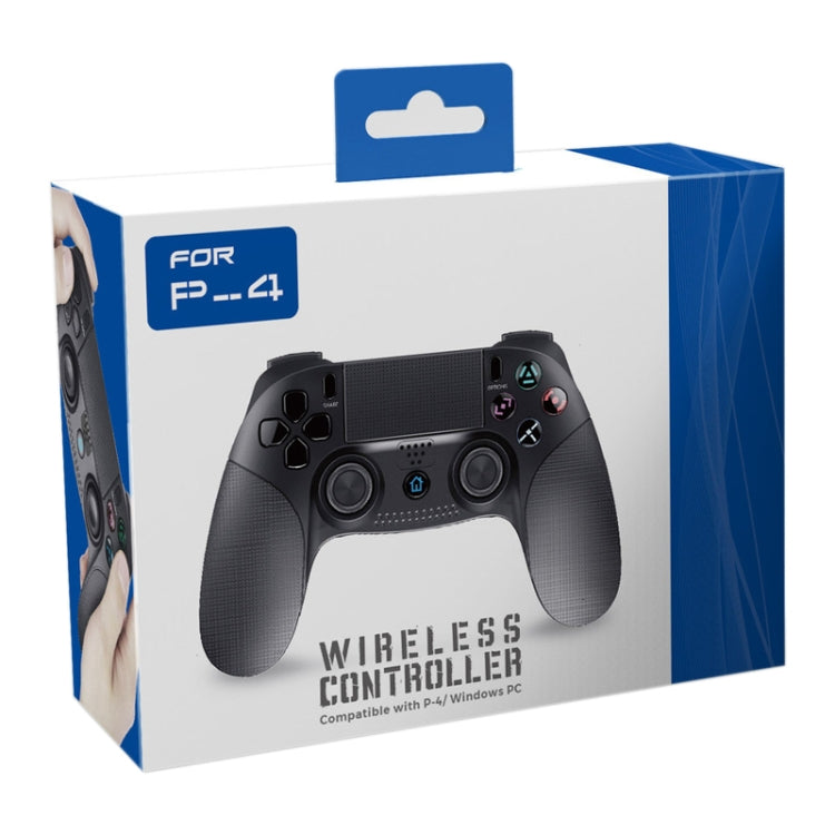 Wireless Game Controller Computer Game Handle Double Motor for PS4 / PS3, XB-006 Black